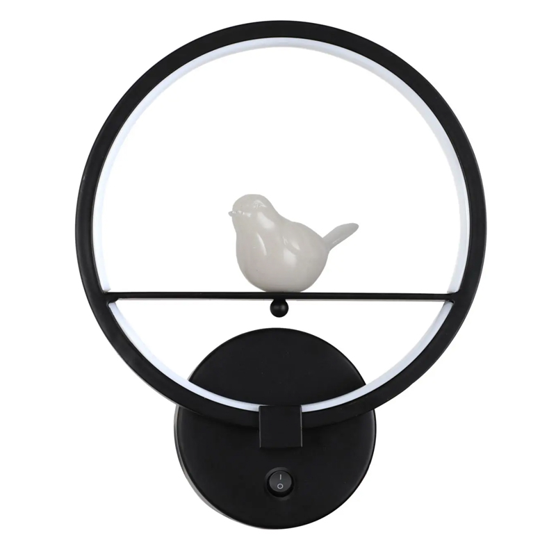 Бра Bird Ring Sconce black Черный в Нижнем Новгороде | Loft Concept 