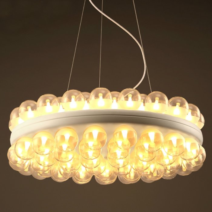 Люстра Eddy Light Chandelier Double Plate  в Нижнем Новгороде | Loft Concept 