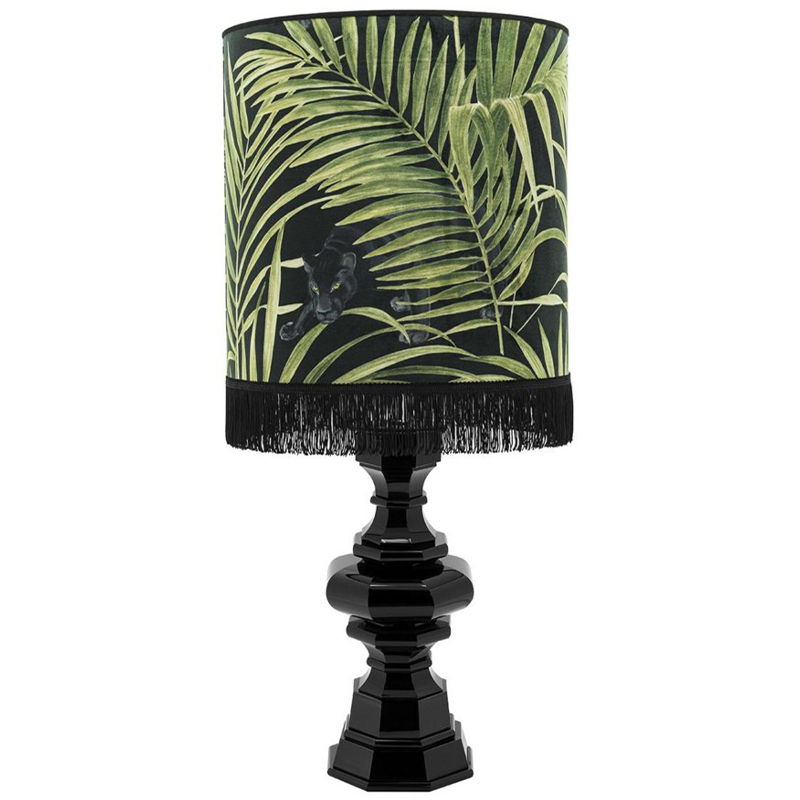 Настольная лампа Table Lamp Empire Velvet Black Green Зеленый Черный в Нижнем Новгороде | Loft Concept 