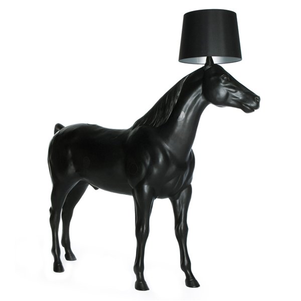 Торшер Moooi Horse Lamp Черный матовый в Нижнем Новгороде | Loft Concept 