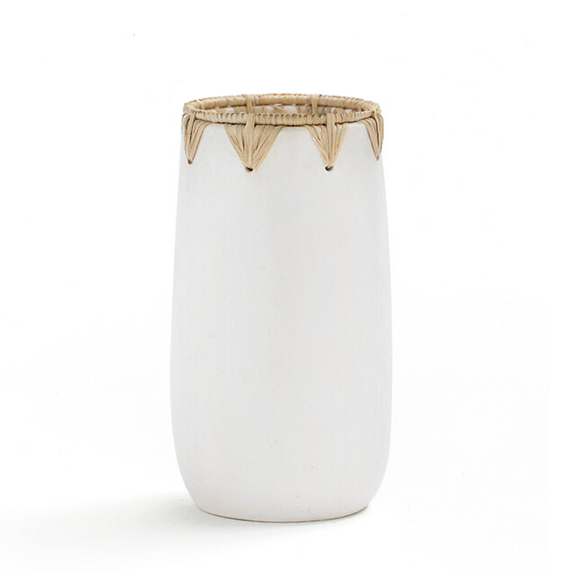 Ваза Ceramic Vase white D13 Белый в Нижнем Новгороде | Loft Concept 