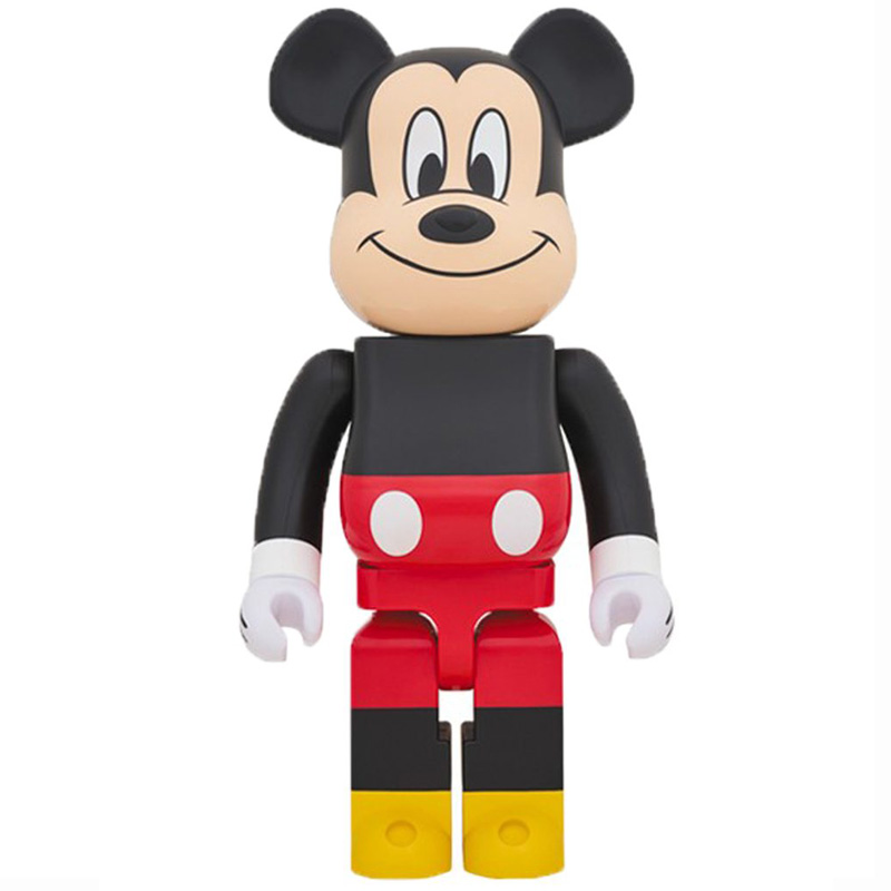 Статуэтка Bearbrick Mickey Mouse Черный Красный Желтый Бежевый в Нижнем Новгороде | Loft Concept 