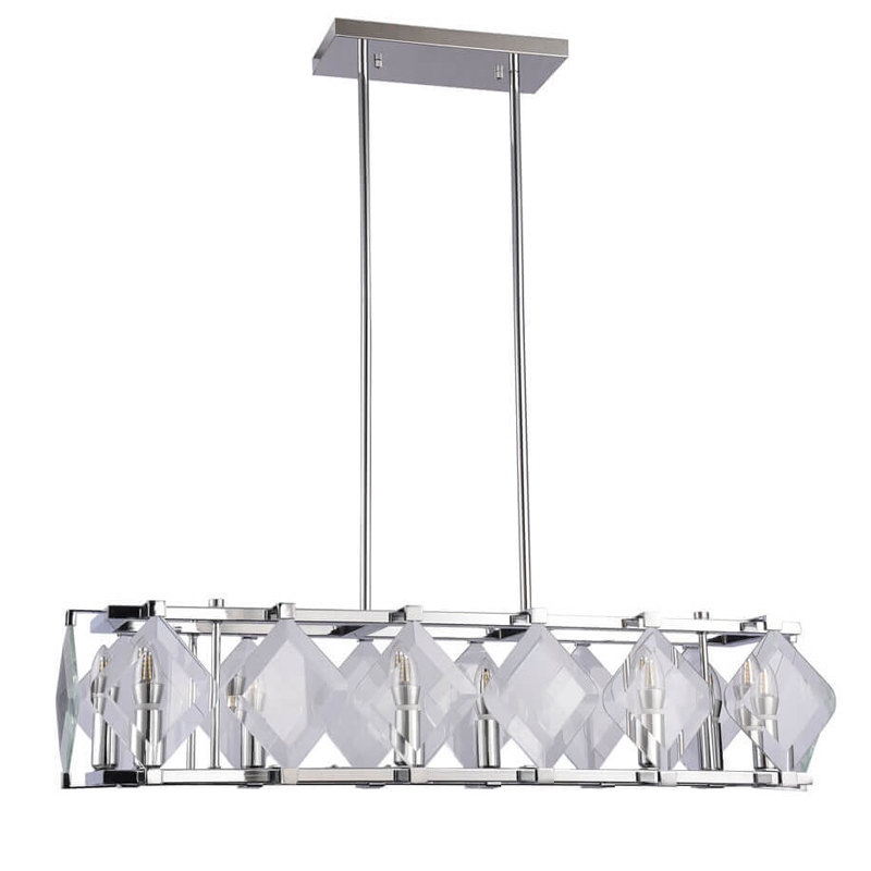 Люстра Glass Rhombus Lighting Хром в Нижнем Новгороде | Loft Concept 