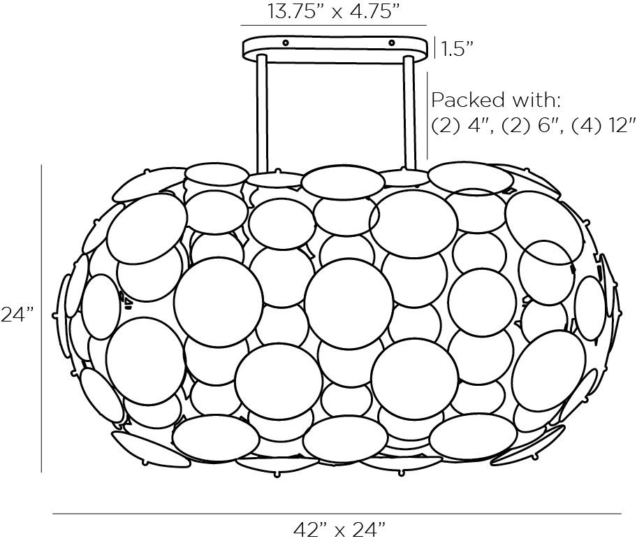 Люстра Arteriors NEBULA CHANDELIER в Нижнем Новгороде