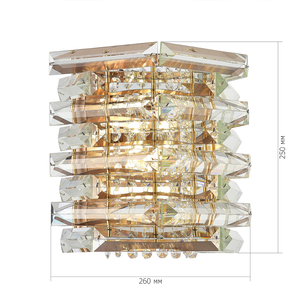 Бра в классическом хрустальном обрамлении Light Garland в Нижнем Новгороде