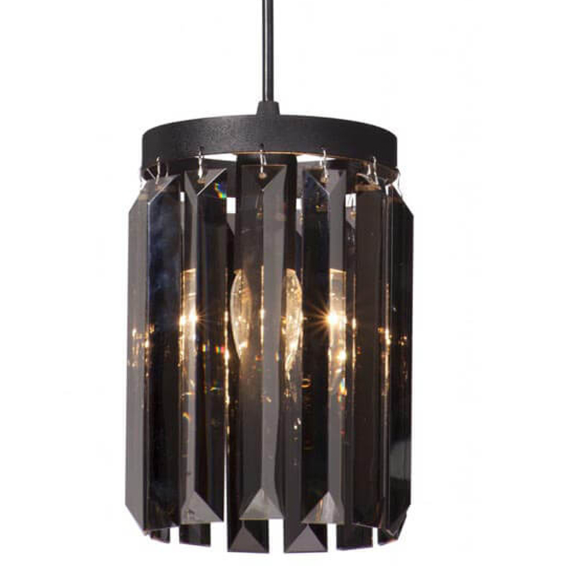 Светильник ODEON Smok Glass  Pendant lamp Стекло Смок D 12 Черный матовый в Нижнем Новгороде | Loft Concept 