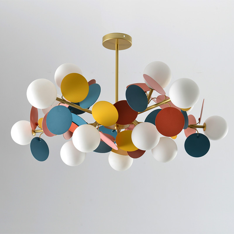 Люстра MATISSE Chandelier multicolor Золотой Белый Мульти в Нижнем Новгороде | Loft Concept 