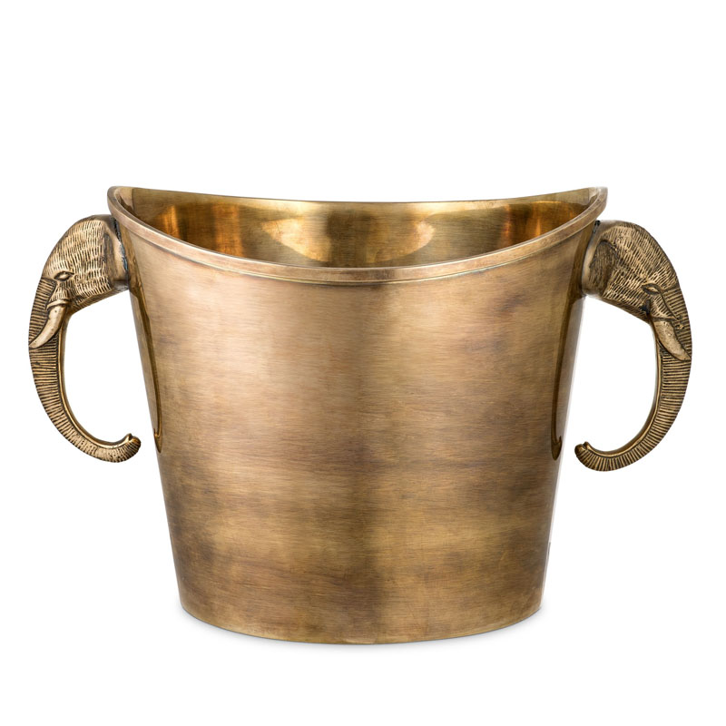 Ведерко для льда Eichholtz WINE COOLER MAHARAJA brass Винтажная латунь в Нижнем Новгороде | Loft Concept 