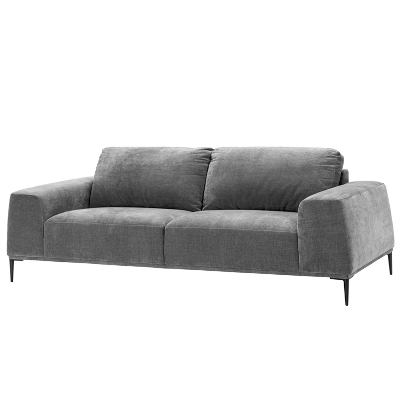 Диван Eichholtz Sofa Montado grey Серый Черный в Нижнем Новгороде | Loft Concept 