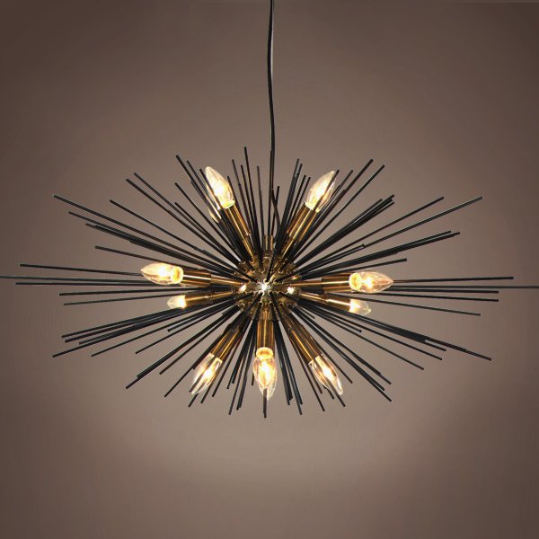 Люстра Astra Chandelier Sputnik Gold & Black  в Нижнем Новгороде | Loft Concept 