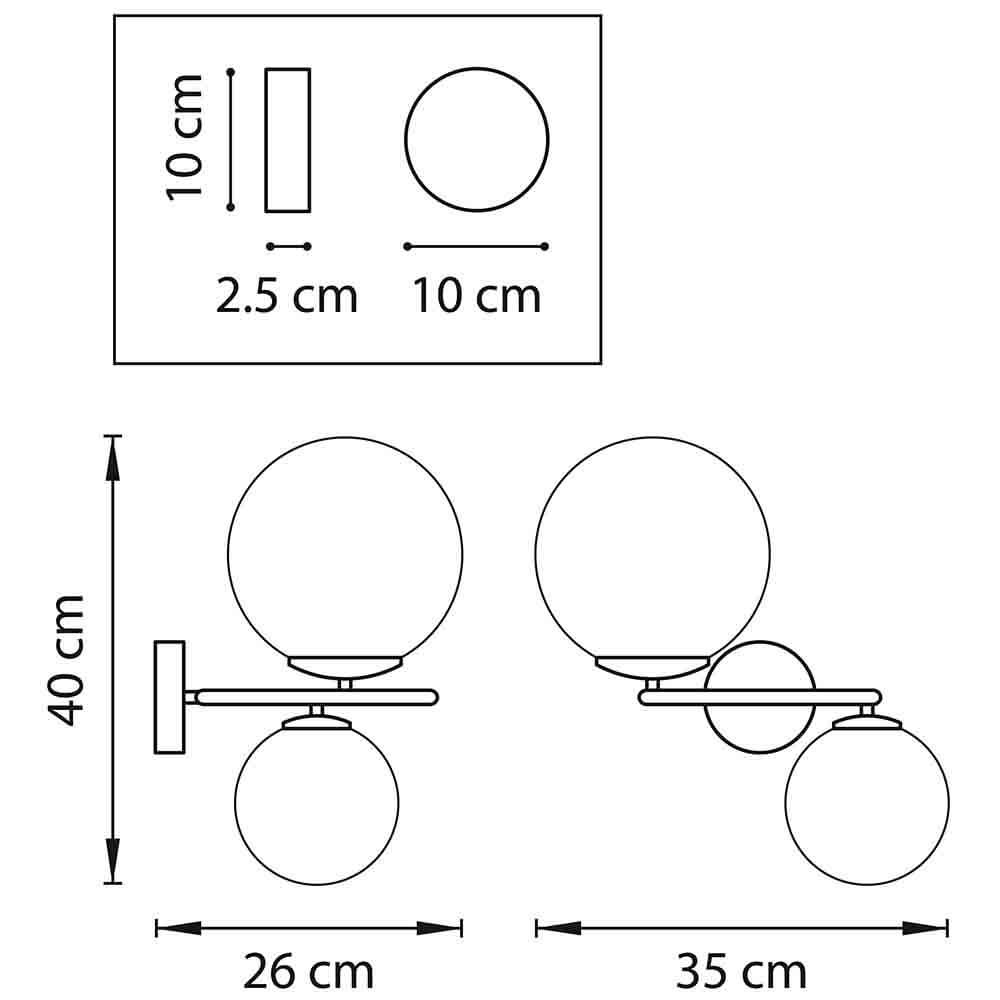 Бра Bubbles on Ring Sconces в Нижнем Новгороде