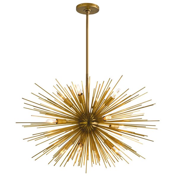 Люстра ASTRA Chandelier Sputnik Brass Золотой в Нижнем Новгороде | Loft Concept 