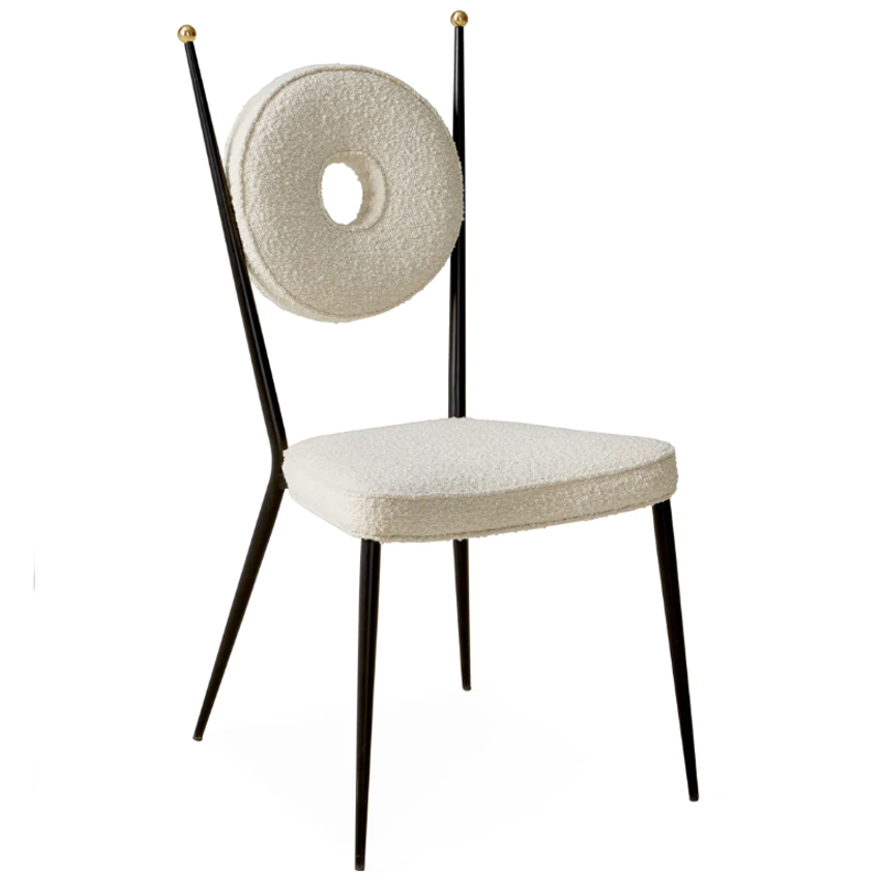 Стул Jonathan Adler Rondo Dining Chair ivory ( слоновая кость ) в Нижнем Новгороде | Loft Concept 