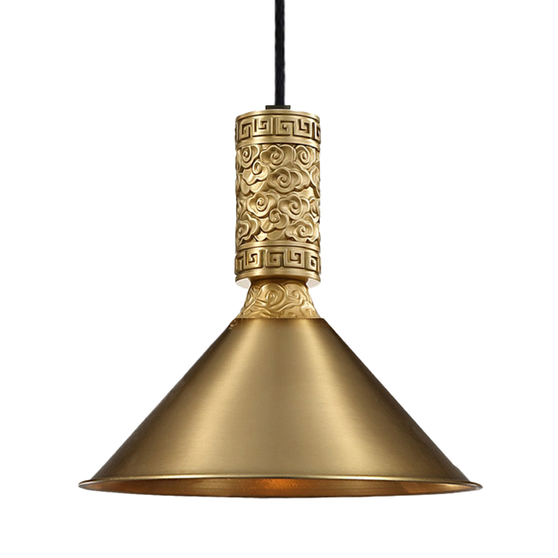 Подвесной светильник Yun Metal Lamp Латунь в Нижнем Новгороде | Loft Concept 