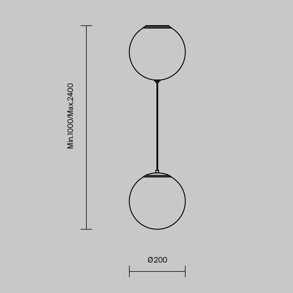 Подвесной светильник Twins 20Вт 3000К в Нижнем Новгороде