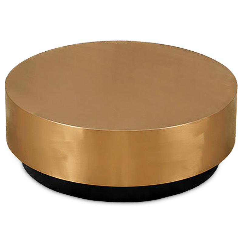 Кофейный столик Gold Washer Coffee Table Золотой Черный в Нижнем Новгороде | Loft Concept 