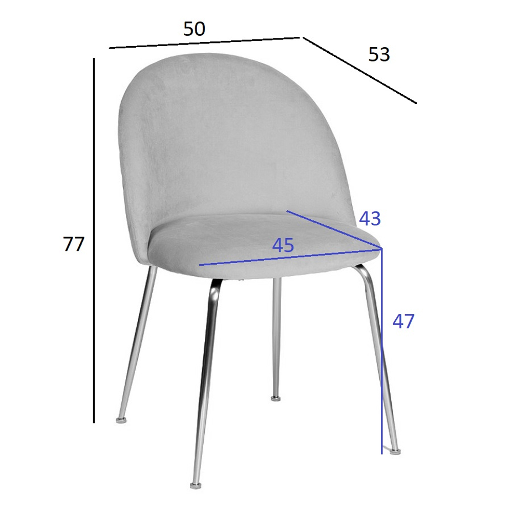 Стул велюровый хаки на золотистых металлических ножках Vendramin Chair в Нижнем Новгороде