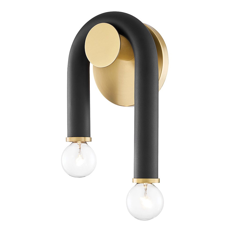 Бра Paulson floppy wall sconce gold Черный Золотой в Нижнем Новгороде | Loft Concept 