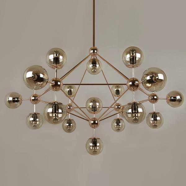 Люстра Modo Chandelier Gold Золотой в Нижнем Новгороде | Loft Concept 