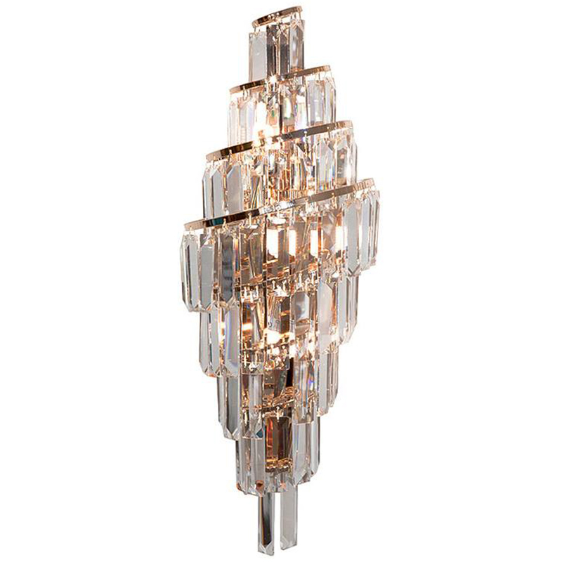 Бра Odeon Cascade Wall Lamp Gold 55 Золотой Прозрачное Стекло в Нижнем Новгороде | Loft Concept 