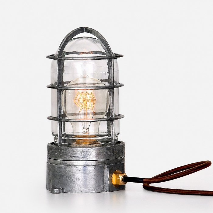 Настольная лампа Steampunk Cage Glass Edison Table lamp  в Нижнем Новгороде | Loft Concept 