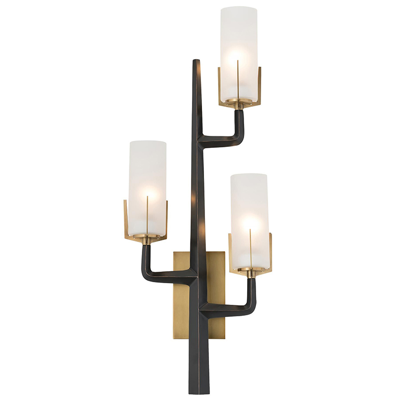 Бра Arteriors GRIFFIN SCONCE Черный Латунь Белый в Нижнем Новгороде | Loft Concept 