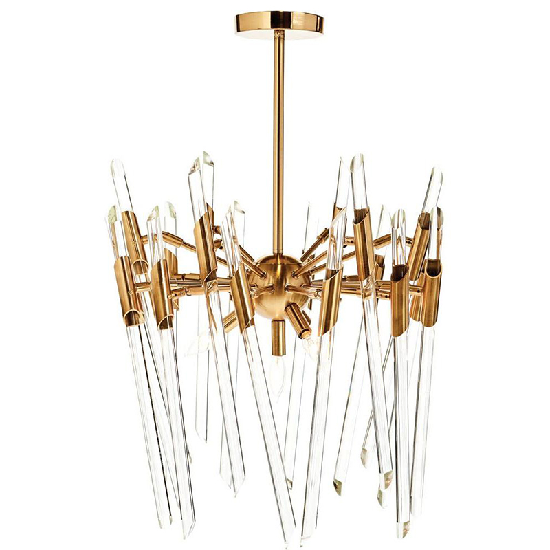 Люстра Ice Rods Chandelier brass Латунь в Нижнем Новгороде | Loft Concept 