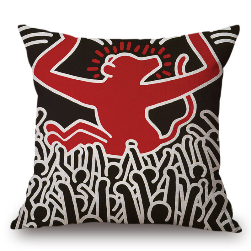 Подушка Keith Haring 10 Мульти в Нижнем Новгороде | Loft Concept 