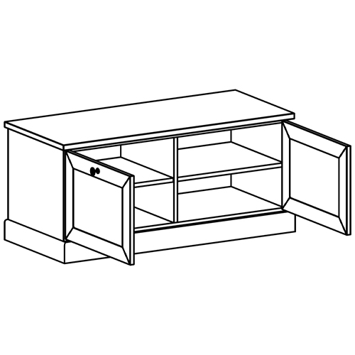 Тумба для прихожей с 2-мя откидными дверцами Percent Shoe Rack в Нижнем Новгороде