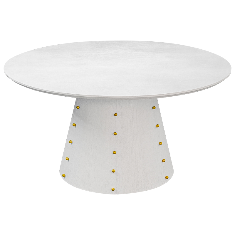 Las Vegas Table White Burl Обеденный Стол ivory ( слоновая кость ) Золотой в Нижнем Новгороде | Loft Concept 