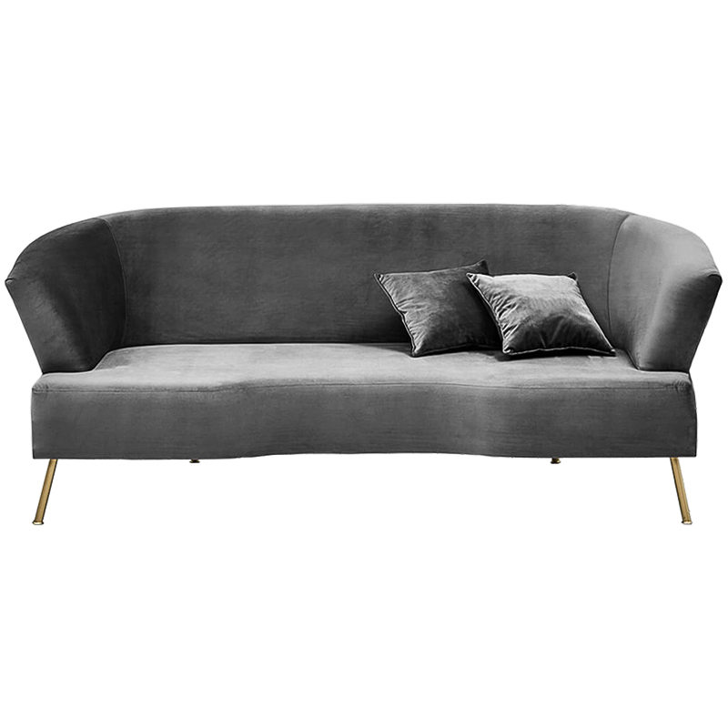 Диван Isis Sofa Gray Серый Золотой в Нижнем Новгороде | Loft Concept 