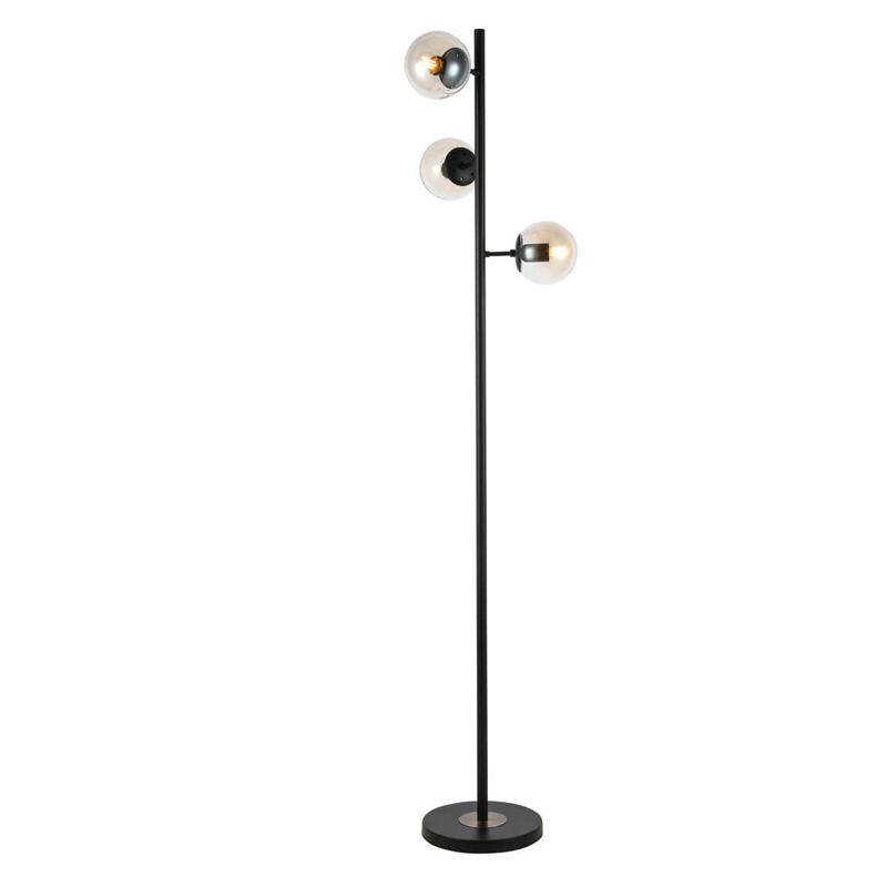 Торшер Modo Floor Lamp Ambre Black Черный Янтарный в Нижнем Новгороде | Loft Concept 