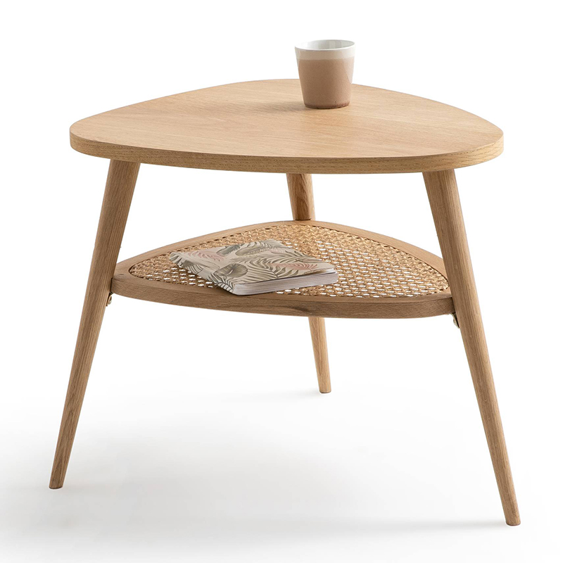 Приставной стол Morten Wicker Side Table 3 legs Светлый дуб в Нижнем Новгороде | Loft Concept 