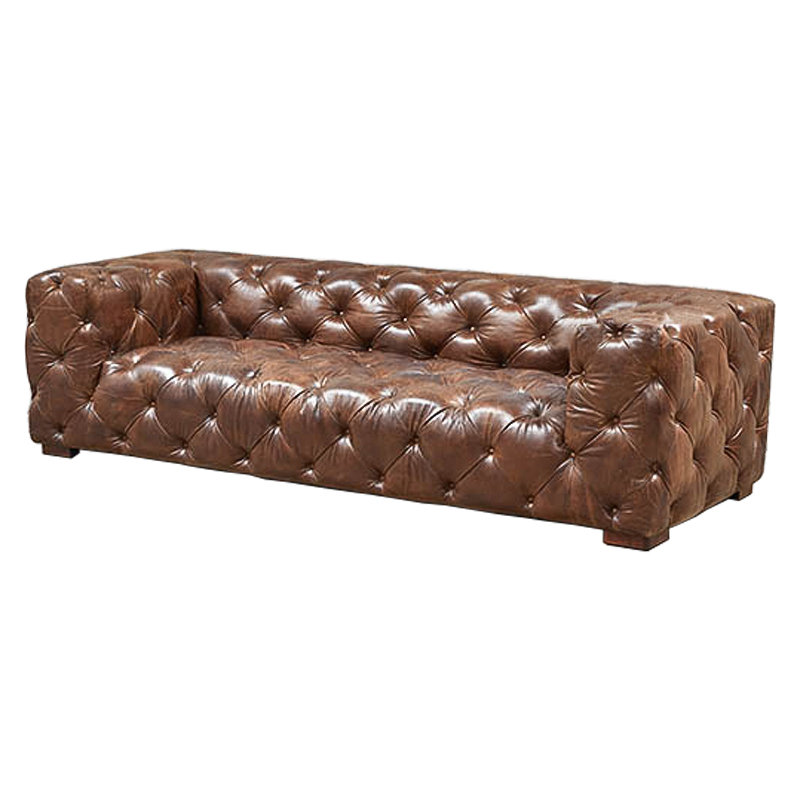 Диван Soho tufted brown vintage leather Коричневый в Нижнем Новгороде | Loft Concept 