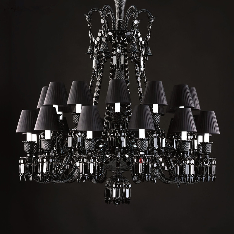 Люстра BACCARAT ZENITH NOIR Chandelier Черный в Нижнем Новгороде | Loft Concept 