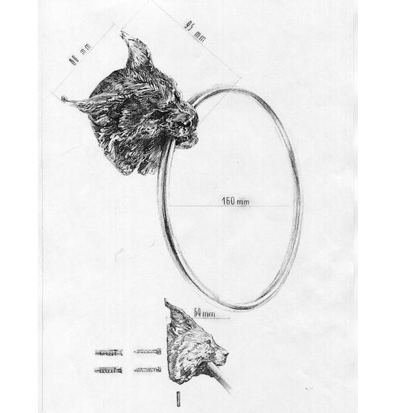 Держатель для полотенца Bronze Lynx в Нижнем Новгороде