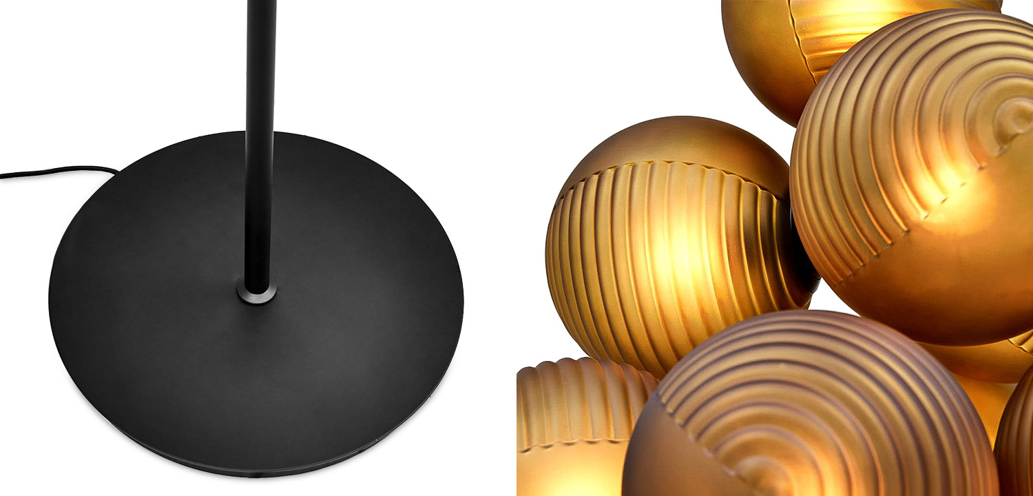 Торшер с круглыми плафонами Syridine Floor lamp - фото