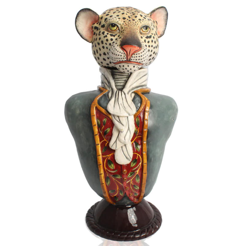 Статуэтка Leopard Figure Tureen Серый в Нижнем Новгороде | Loft Concept 