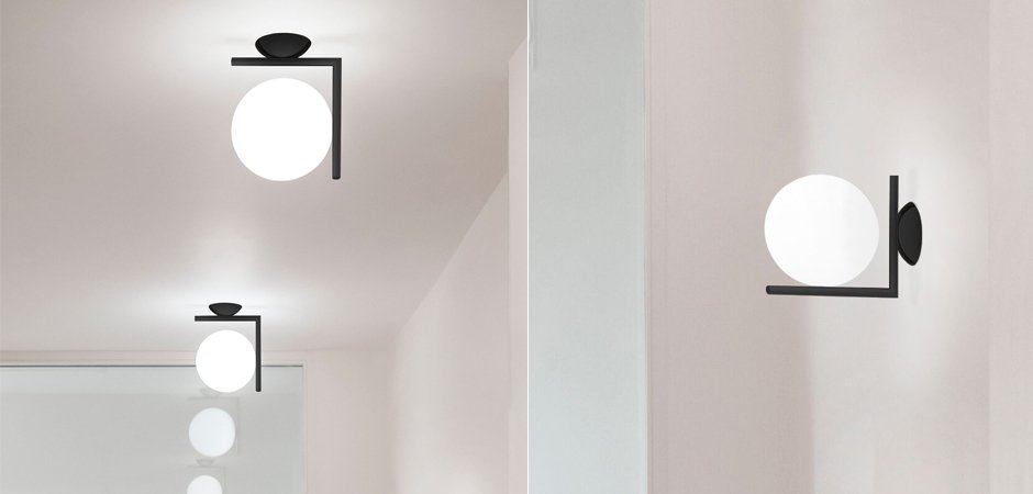 Бра Flos IC Lights C/W Black - Loft-Concept в Нижнем Новгороде