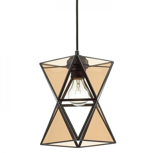 Подвесной светильник PolyPyramid Glass Pendant Cognac Янтарь (Amber) в Нижнем Новгороде | Loft Concept 