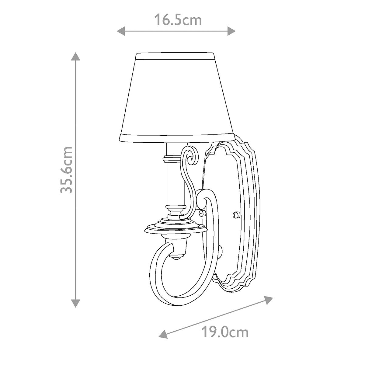 Бра бронзового цвета со светло-янтарным абажуром из органзы Hinkley в Нижнем Новгороде
