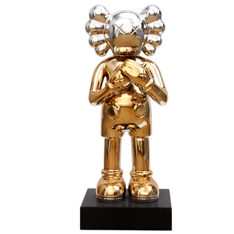 Статуэтка KAWS Gradient Gold Silver on stand Золотой Серебряный в Нижнем Новгороде | Loft Concept 