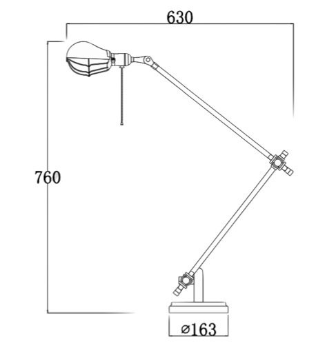 Настольный светильник Steampunk Extension Pole Table 2 в Нижнем Новгороде