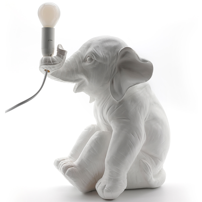 Настольная лампа Table Lamp Elephant Белый в Нижнем Новгороде | Loft Concept 