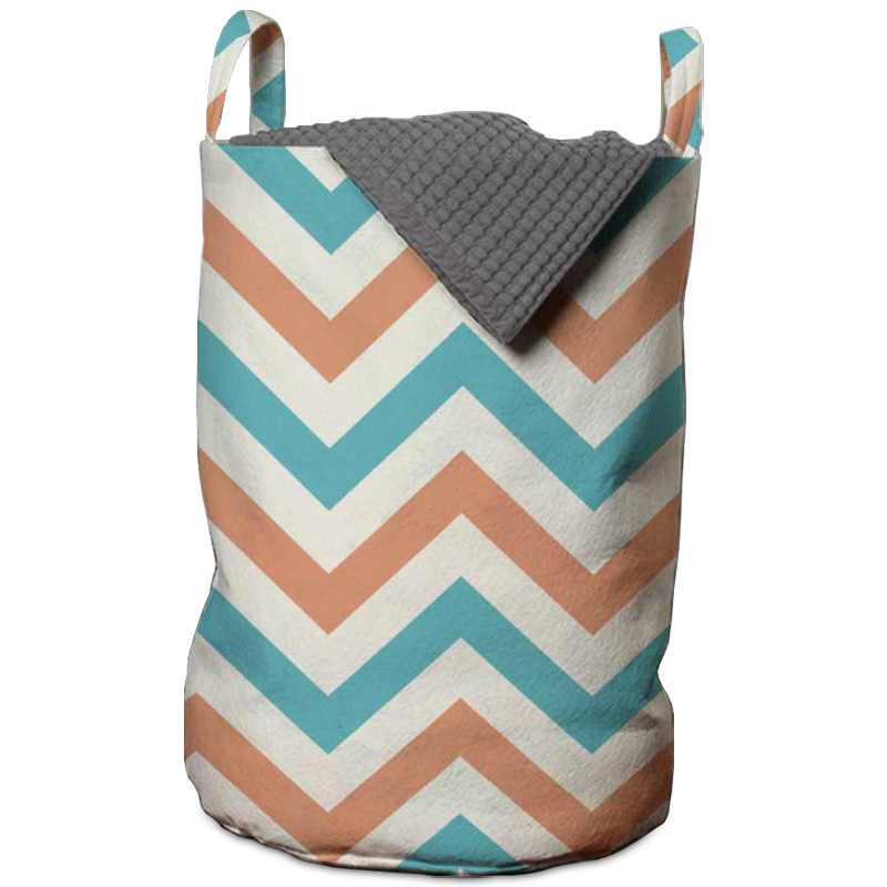 Корзина Turquoise Chevron Basket Мульти в Нижнем Новгороде | Loft Concept 