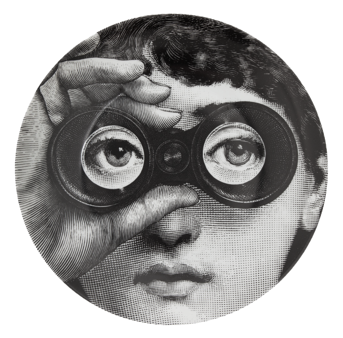 Декоративная тарелка Fornasetti 286 Черный Декоративная тарелка Fornasetti 286 Черный в Нижнем Новгороде | Loft Concept