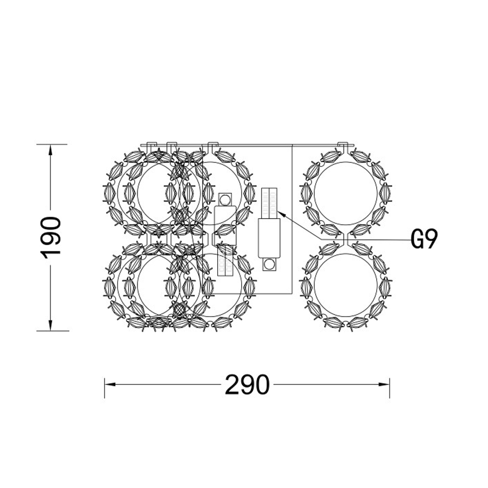 Бра с россыпью хрусталя Perfection of Diamonds Бра с россыпью хрусталя Perfection of Diamonds в Нижнем Новгороде