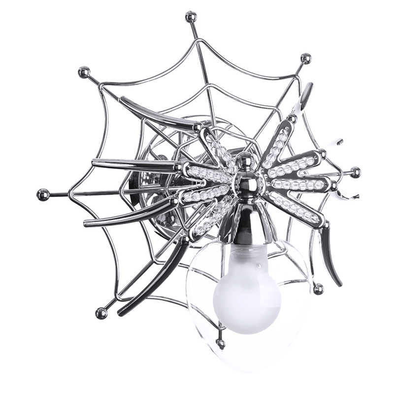 Бра Паук с паутиной Spiders lamp  Серебряный в Нижнем Новгороде | Loft Concept 