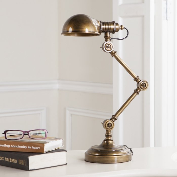 Настольная лампа Brass Steampunk Table Lamp Бронза в Нижнем Новгороде | Loft Concept 