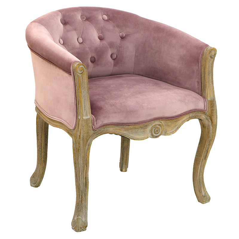 Кресло French Provence Armchair Roderic pink Розовый пастельный в Нижнем Новгороде | Loft Concept 